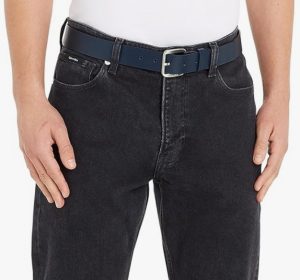 CALVIN KLEIN – Cintura da Uomo CK Concise Blu Navy