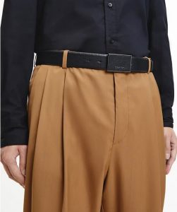CALVIN KLEIN – Cintura da Uomo in Ecopelle Nero