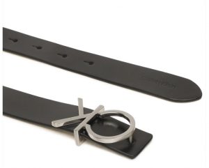 CALVIN KLEIN – Cintura da Donna Re-Lock Ck 30MM Nero