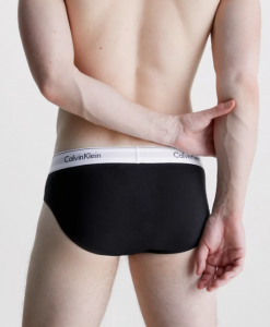 CALVIN KLEIN – Slip Uomo In Confezione Da 3 – Modern Cotton Nero
