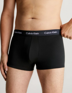 CALVIN KLEIN – Boxer Uomo a Vita Bassa in Confezione Da 3 – Micro Stretch Wicking Grigio/Bianco/Blu