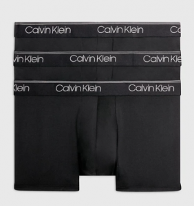 CALVIN KLEIN – Boxer Uomo a Vita Bassa in Confezione Da 3 – Micro Stretch Wicking Nero