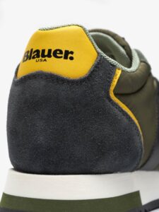 BLAUER – Scarpe Uomo Running Queens Verde Militare