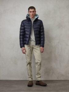 BLAUER – Piumino Uomo in Nylon Eco Adams Blu
