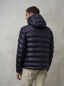 BLAUER – Piumino Uomo in Nylon Eco Adams Blu