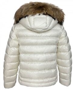 BLAUER – Piumino Bambina Imbottito con Pelliccia Rimovibile Bianco