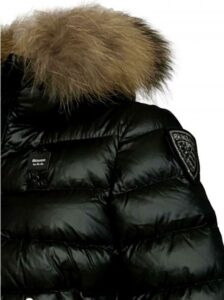 BLAUER – Piumino Bambina Imbottito con Pelliccia Rimovibile Nero