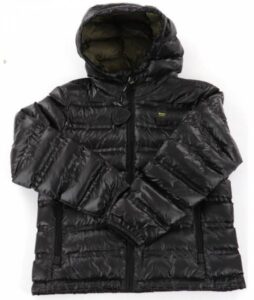 BLAUER – Piumino Baby Imbottito con Chiusura Zip Nero
