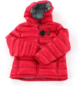 BLAUER – Piumino Baby Imbottito con Chiusura Zip Rosso