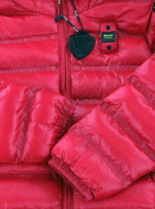 BLAUER – Piumino Baby Imbottito con Chiusura Zip Rosso