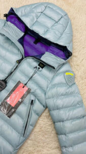 BLAUER – Piumino Baby Imbottito con Chiusura Zip Celeste