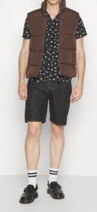 ONLY & SONS – Smanicato Uomo Onsmelvin Live Puffer Vest Marrone