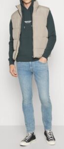 ONLY & SONS – Smanicato Uomo Onsmelvin Live Puffer Vest Vintage Khaki