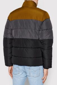 ONLY & SONS – Giubbino Uomo Onsmelvin Life Quilted Jacket Marrone/Grigio/Nero