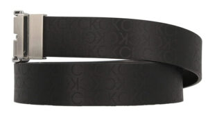CALVIN KLEIN – Cintura Uomo Adj/Rev Warmth Nero
