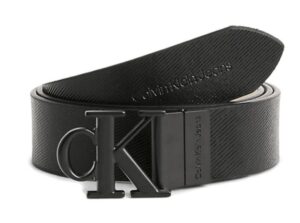 CALVIN KLEIN JEANS – Cintura da Donna Mono Reversible Belt 30Mm Nero/Bianco