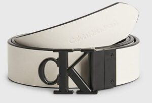 CALVIN KLEIN JEANS – Cintura da Donna Mono Reversible Belt 30Mm Nero/Bianco