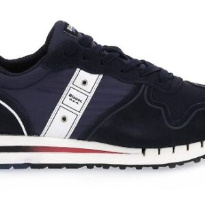 BLAUER – Scarpe Uomo Quartz Blu Navy/Rosso Navy/Rosso