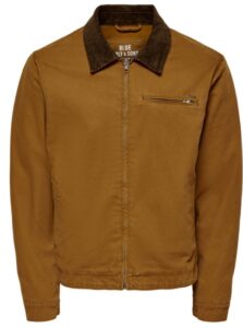 ONLY & SONS – Giubbino Uomo Onsmore Canvas Trucker Jacket Marrone
