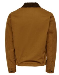 ONLY & SONS – Giubbino Uomo Onsmore Canvas Trucker Jacket Marrone