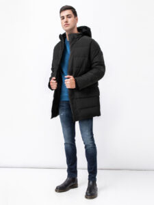 ONLY & SONS – Giubbino Uomo Onscar Long Quilted Nero