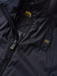 BLAUER – Giubbino Uomo in  Micro-Rip Marley Blu Sodalite