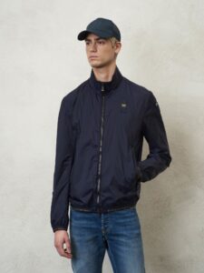 BLAUER – Giubbino Uomo in  Micro-Rip Marley Blu Sodalite