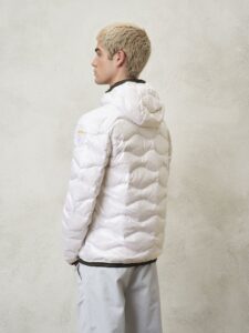 BLAUER – Piumino Uomo con Cappuccio e Taschina Josiah Bianco