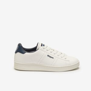 BLAUER – Sneaker Uomo Stringate Bianco/Navy