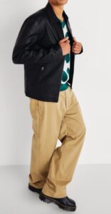 ONLY & SONS – Giubbino Uomo in Pelle OnSeven Pu Jacket Nero