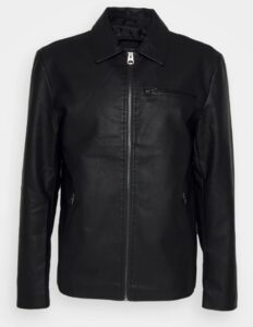 ONLY & SONS – Giubbino Uomo in Pelle OnSeven Pu Jacket Nero