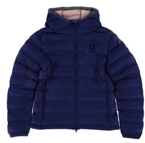 BLAUER – Piumino Bambina Imbottito Ovattato con Chiusura Zip Blu Scuro