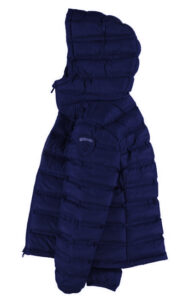 BLAUER – Piumino Bambina Imbottito Ovattato con Chiusura Zip Blu Scuro