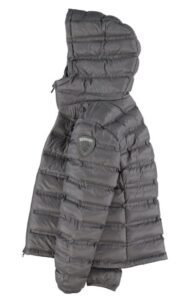 BLAUER – Piumino Bambina Imbottito Ovattato con Chiusura Zip Grigio