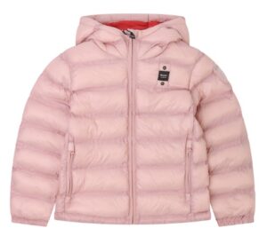 BLAUER – Piumino Bambina Imbottito Ovattato con Chiusura Zip Rosa