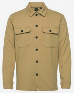 ONLY & SONS – Camicia Uomo Solid Colored Shacket Oliva Scuro/Melange