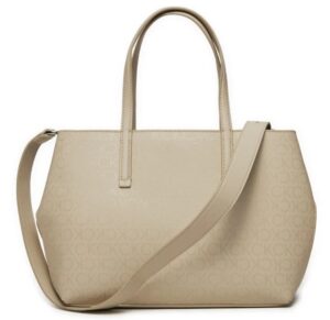 CALVIN KLEIN – Borsa Donna Must Tote Md_Epi Mono Beige