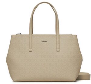 CALVIN KLEIN – Borsa Donna Must Tote Md_Epi Mono Beige