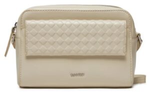 CALVIN KLEIN – Borsa Donna Mini Quilt Camera Bag Beige
