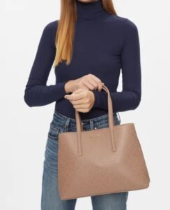 CALVIN KLEIN – Borsa Donna Must Tote Md_Epi Mono Marrone
