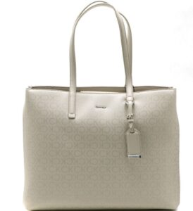 CALVIN KLEIN – Borsa Donna Ck Must Shopper Beige