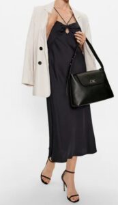 CALVIN KLEIN – Borsa Donna Re-Lock Tote Md Nero