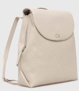 CALVIN KLEIN – Zaino Donna Daily Backpack Mono Beige