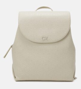 CALVIN KLEIN – Zaino Donna Daily Backpack Mono Beige