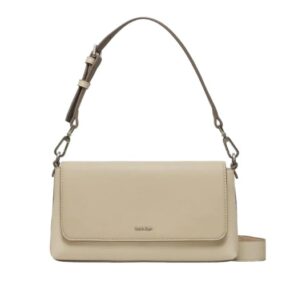 CALVIN KLEIN – Borsa Donna Must Shoulder Bag Beige