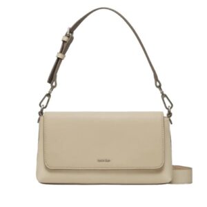 CALVIN KLEIN – Borsa Donna Must Shoulder Bag Beige