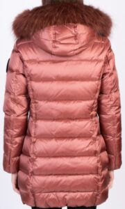 BOMBOOGIE – Giaccone Donna Piumino Marrone Chiaro
