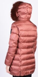 BOMBOOGIE – Giaccone Donna Piumino Marrone Chiaro