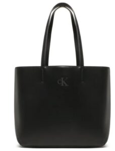 CALVIN KLEIN JEANS – Borsa Donna Sleek Shopper29 Solid Nero