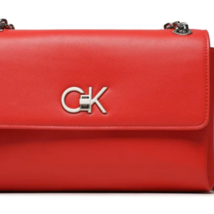 CALVIN KLEIN – Borsa Donna Re-Lock Ew Conv Crossbody Rosso